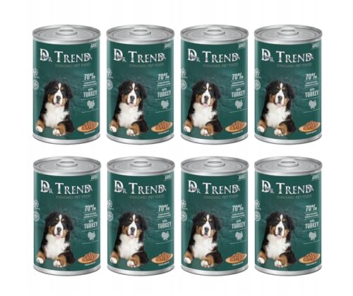 DR.TREND Dose Hund MIT INDIK 70% Fleisch 8x1250g von Dr.Trend