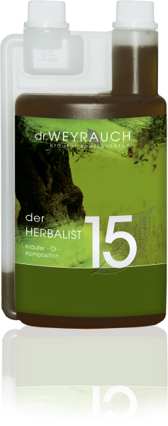 Dr. Weyrauch Nr. 15 Herbalist 500ml Hund Wertvolle Pflanzenöle Dr. Weyrauch Nr. 15 Herbalist 500ml Hund Wertvolle Pflanzenöle von Dr.Weyrauch