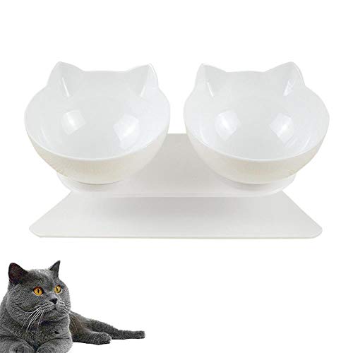 Dracol Futternapf Katze, 15 ° Kippbare katzennäpfe, Fressnapf Katze Orthopädisch, Katzennapf mit erhöhtem Ständer, für Katze Welpe Hamster Kaninchen Kleine Tiere,rutschfeste,E Dracol Futternapf Katze, 15 ° Kippbare katzennäpfe, Fressnapf Katze Orthopädisch, Katzennapf mit erhöhtem Ständer, für Katze Welpe Hamster Kaninchen Kleine Tiere,rutschfeste,E von Dracol