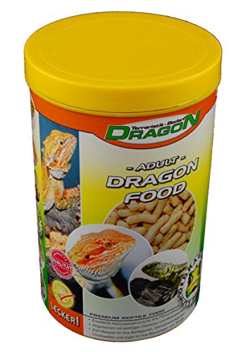 Dragon - DRAGON Food Adult 100 g - Reptilienfutter für Bartagamen, Dornschwanzagamen, Chuckwallas, Blauzungenskinke und andere Herbivore von Dragon