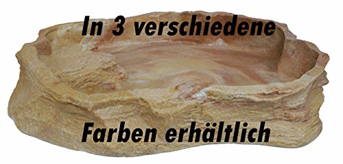 Dragon - Felsschale XXLarge Sand Stone 5000 ml, BTH 51x47x8 cm von Dragon