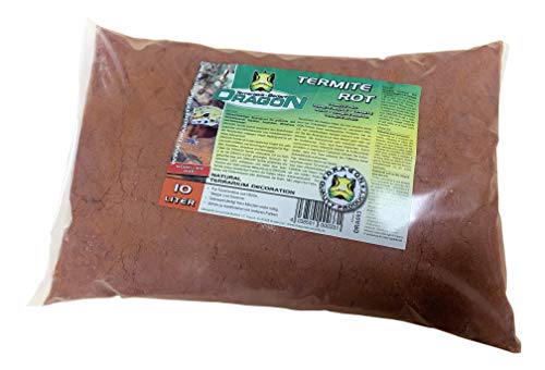 Dragon Termite Sand ROT 10l - Lehmhaltiger Terrarien Bodengrund, ideal für Wüstentiere wie Z.B Bartagamen, da Modellierbar, Dragon Termite Sand ROT 10l - Lehmhaltiger Terrarien Bodengrund, ideal für Wüstentiere wie Z.B Bartagamen, da Modellierbar, von Dragon