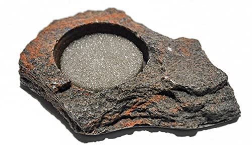 Unbekannt Dragon - Wasserschale - Futternapf - Felsschale Mini Lava Rock + Schwamm 20 ml, BTH 15x10x2,5 cm von Unbekannt