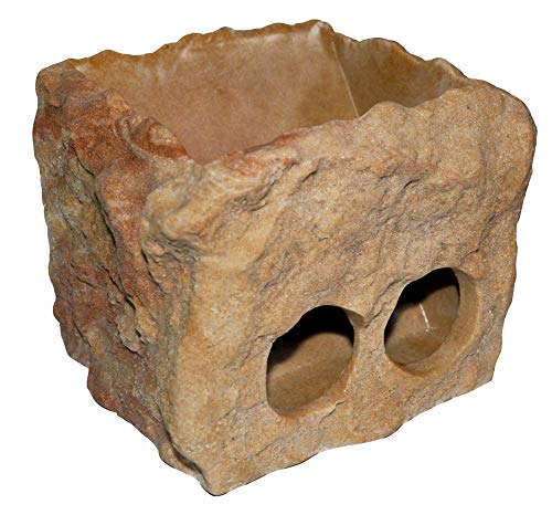 Dragon - Wasserschale - Futternapf - Schildkrötenraufe Sand Stone, 20x17x15cm Dragon - Wasserschale - Futternapf - Schildkrötenraufe Sand Stone, 20x17x15cm von Dragon