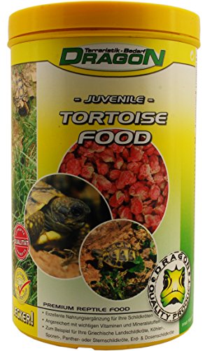 Tortoise Food Juvenile 1 l - Für junge Landschildkröten von Dragon