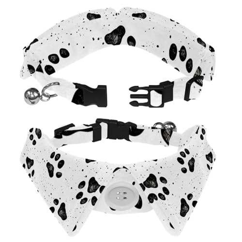 2 x Hundehalsband mit Revers-Design, verstellbar, mit Fliege, Tierpfote 2 x Hundehalsband mit Revers-Design, verstellbar, mit Fliege, Tierpfote von DragonBtu