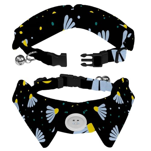 Hundehalsband mit Revers-Design, verstellbar, mit Fliege, Badminton, 2 Stück Hundehalsband mit Revers-Design, verstellbar, mit Fliege, Badminton, 2 Stück von DragonBtu