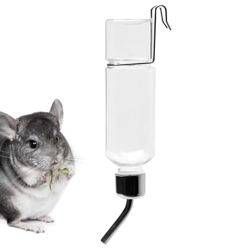 Dranng Hasen Wasserspender | 350 Ml Automatische Hamster Wasserflasche, Tragbare Haustier Trinkflaschen Zum Aufhängen Für Meerschweinchen Hamster Kaninchen Frettchen von Dranng