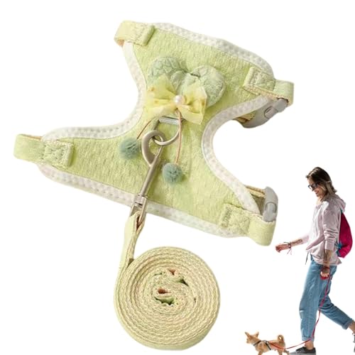 Dranng Haustier-Brustgurt, Haustier-Geschirrgurt | Gurtweste zur Brustunterstützung - Hundeausführgerät im Schleifendesign für Reisen, Picknick, Ausgehen und Camping Dranng Haustier-Brustgurt, Haustier-Geschirrgurt | Gurtweste zur Brustunterstützung - Hundeausführgerät im Schleifendesign für Reisen, Picknick, Ausgehen und Camping von Dranng