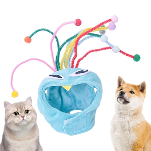 Dranng Haustier-Wintermütze, Baumwoll-Plüsch-Katzen-Kopfbedeckung, lustiges Haustier-Kostüm, weiche, gemütliche Katzenkopfbedeckung, Welpen-Kopfbedeckung für und Winter Dranng Haustier-Wintermütze, Baumwoll-Plüsch-Katzen-Kopfbedeckung, lustiges Haustier-Kostüm, weiche, gemütliche Katzenkopfbedeckung, Welpen-Kopfbedeckung für und Winter von Dranng