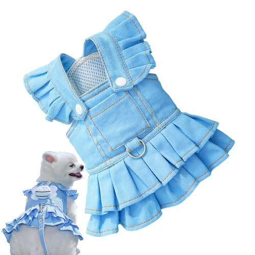 Dranng Kleider Für Kleine Hunde,Atmungsaktive Kleidung Für Hunde - Niedliche Atmungsaktive Outfits Zum Spazieren Reisen Western Overall Dranng Kleider Für Kleine Hunde,Atmungsaktive Kleidung Für Hunde - Niedliche Atmungsaktive Outfits Zum Spazieren Reisen Western Overall von Dranng