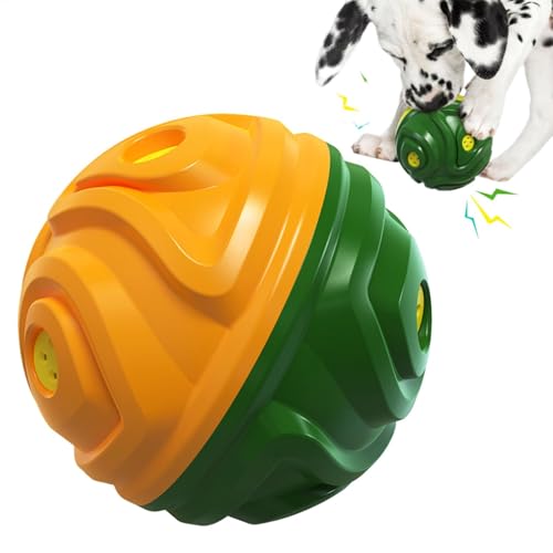 Dranng Quietschende Hund kauen Spielzeug, Quietschspielzeug für Hunde, Haustier Welpe interaktiver Zahnen Ball, Kreative stabile interaktive Haustierversorgungen für kleine, mittlere große Tiere Dranng Quietschende Hund kauen Spielzeug, Quietschspielzeug für Hunde, Haustier Welpe interaktiver Zahnen Ball, Kreative stabile interaktive Haustierversorgungen für kleine, mittlere große Tiere von Dranng