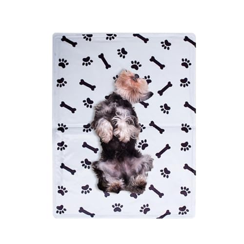 Dranng Sommer-Kühlmatte für Hunde, Haustier-Kühlunterlage,Haustier-Kühlkissen - Kühlkissen für Hunde, Hundebox-Pad, Kühlmatten für Hunde und Katzen in Käfigen, Zwingern, Betten und Sofas Dranng Sommer-Kühlmatte für Hunde, Haustier-Kühlunterlage,Haustier-Kühlkissen - Kühlkissen für Hunde, Hundebox-Pad, Kühlmatten für Hunde und Katzen in Käfigen, Zwingern, Betten und Sofas von Dranng