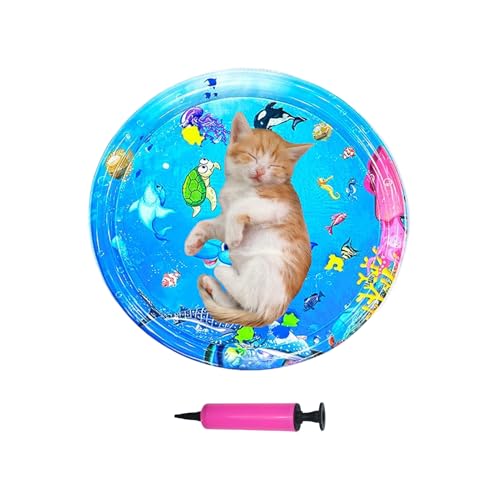 Dranng Wassermatte Für Katzen,Haustier Wasserbett Katzen Spielmatte - Erfrischende Tierkühlmatte Mit Pumpe Für Heiße Alle Größen Dranng Wassermatte Für Katzen,Haustier Wasserbett Katzen Spielmatte - Erfrischende Tierkühlmatte Mit Pumpe Für Heiße Alle Größen von Dranng