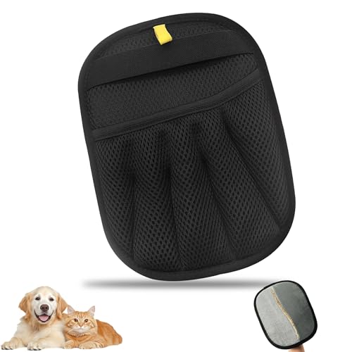 Dreaku Tierhaarentferner Handschuh, Fellmagnet Fell Magnet Handschuh Tierhaar Pet Hair Remover, Antistatische Wiederverwendbare für Sofas Kleidung Reinigung Entfernen Von Haaren Und Pflegen (1 Stück) von Dreaku