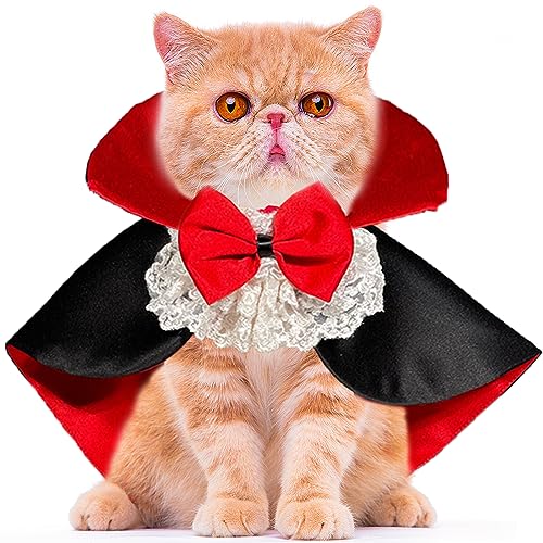 Haustiere Vampir Kostüm, Halloween Hund Katze Kostüm Umhang, Haustier Vampir Umhang, Haustier Cosplay Kleidung, Cosplay Lustig Haustierkostüm Umhang für Halloween Party Dekoration Haustiere Vampir Kostüm, Halloween Hund Katze Kostüm Umhang, Haustier Vampir Umhang, Haustier Cosplay Kleidung, Cosplay Lustig Haustierkostüm Umhang für Halloween Party Dekoration von Dream HorseX