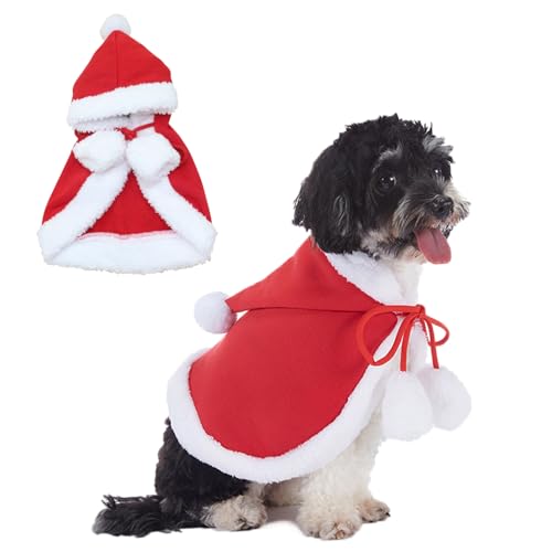 Hund Weihnachtskostüm, Haustier Weihnachtskostüm, Haustier Weihnachtskostüm für Hunde Katzen, Weihnachtskleid, Hundekleidung rot, für Kleine Hunde Katzen Haustier Hund Weihnachtskostüm, Haustier Weihnachtskostüm, Haustier Weihnachtskostüm für Hunde Katzen, Weihnachtskleid, Hundekleidung rot, für Kleine Hunde Katzen Haustier von Dream HorseX
