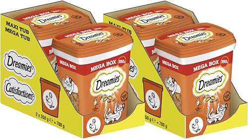 DREAMIES™ Mega Box mit Huhn 2 x 2 x 350g von Dreamies