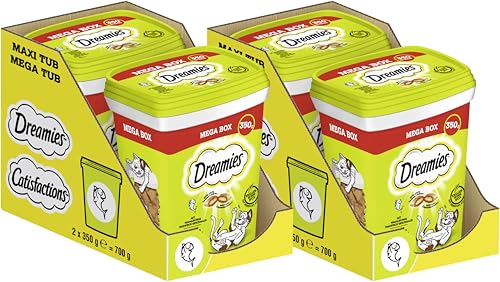 DREAMIES™ Mega Box mit himmlischem Thunfisch Geschmack 2 x 2 x 350g von Dreamies