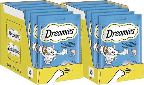 DREAMIES™ Portionsbeutel mit Lachs 2 x 6 x 60g von Dreamies
