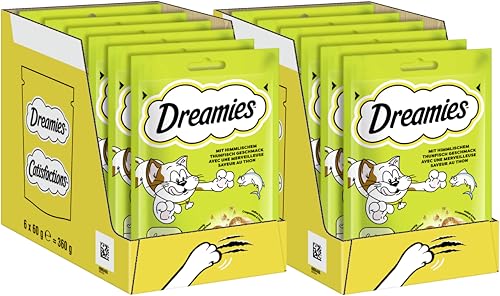 DREAMIES™ Portionsbeutel mit Thunfisch 2 x 6 x 60g von Dreamies
