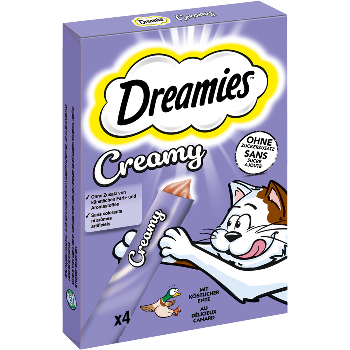 DREAMIES Creamy mit Ente Multipack 44x10g von Dreamies