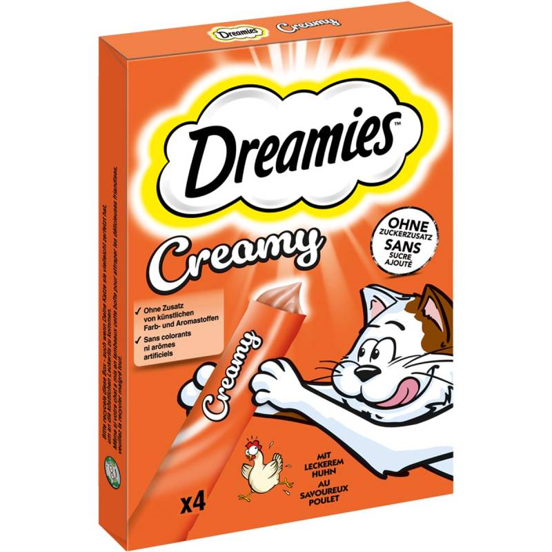 DREAMIES Creamy mit Huhn Multipack 44x10g von Dreamies