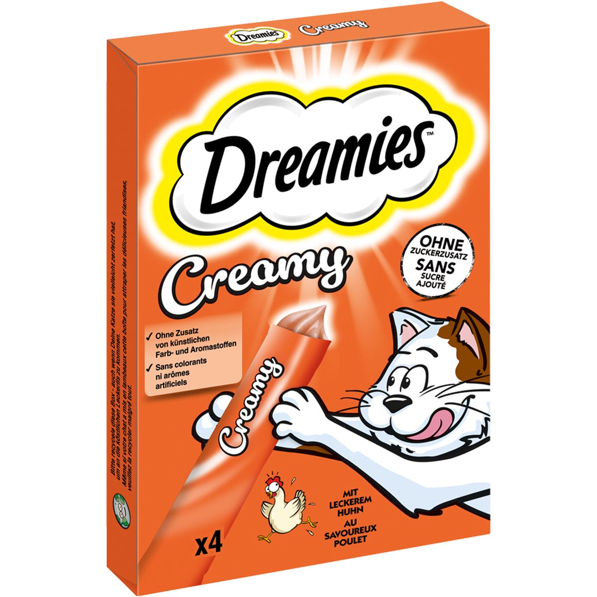 DREAMIES Creamy mit Huhn Multipack 4x10g DREAMIES Creamy mit Huhn Multipack 4x10g von Dreamies