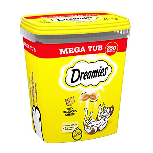 DREAMIES Katzenkuchen mit Käse MegaTub 350g(2er Pack) von Dreamies