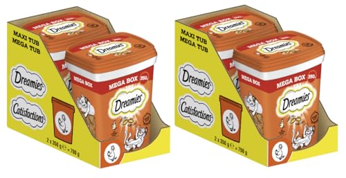DREAMIES Mega Box mit Huhn 2X 2 x 350g von Dreamies