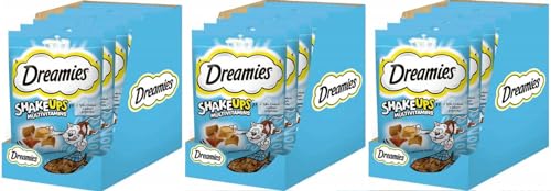 DREAMIES Shake UPS Multivitamins Seafood Festival, Katzenleckerlis im Portionsbeutel - 990g (18 Beutel) von Dreamies