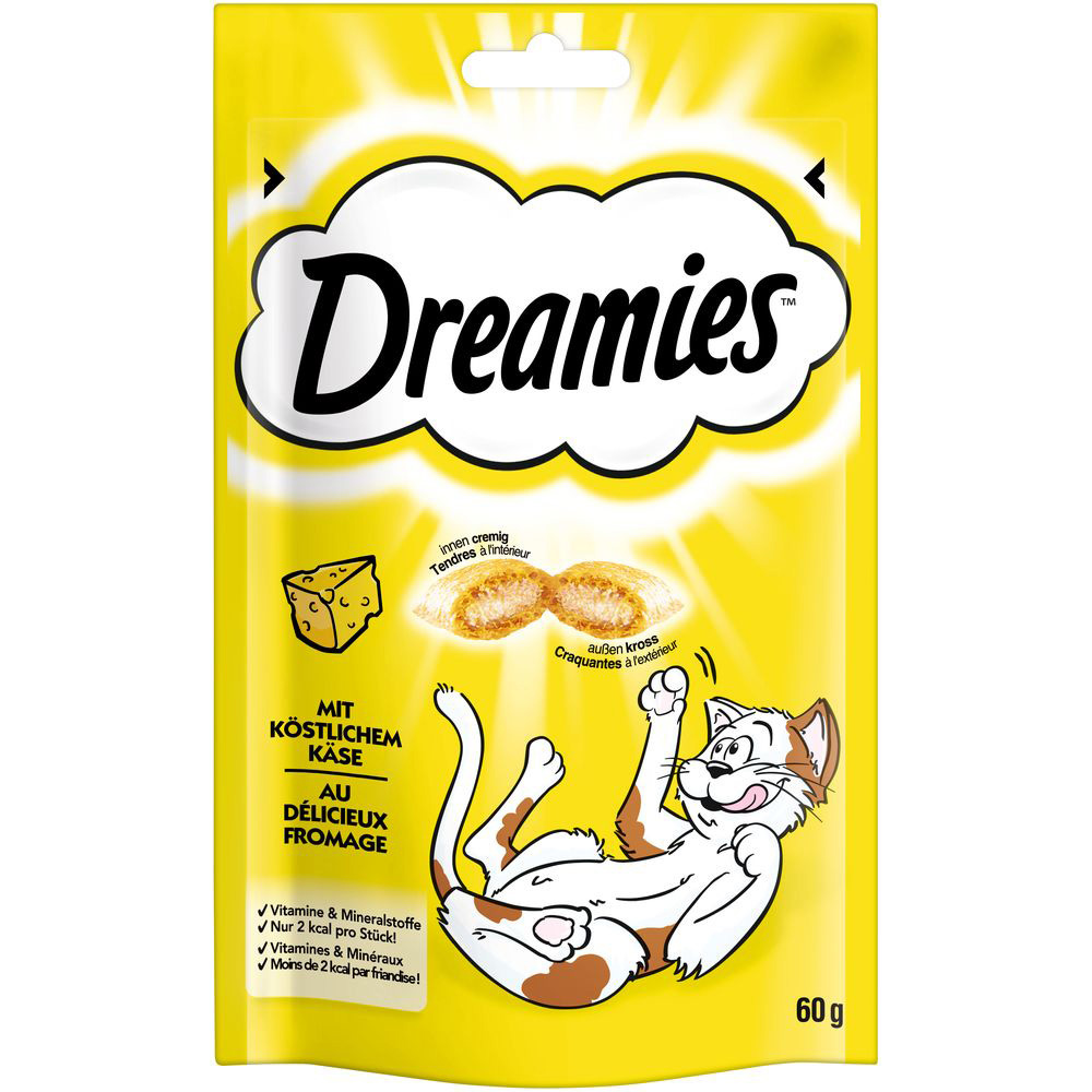 Dreamies Katzensnack Klassik - Sparpaket Käse (6 x 60 g) von Dreamies