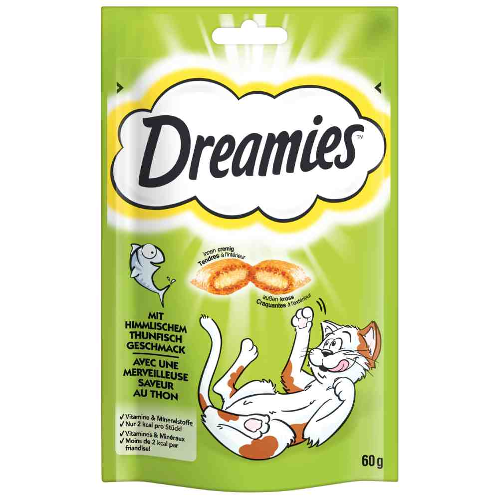 Dreamies Katzensnack Klassik - Sparpaket Thunfisch (6 x 60 g) von Dreamies