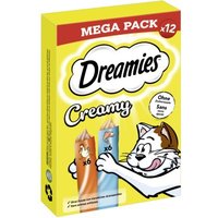 Dreamies Creamy Mega Pack Huhn und Lachs 12x10g von Dreamies
