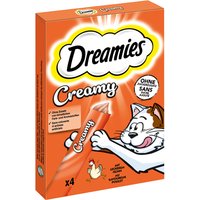 Dreamies Creamy Snacks - Huhn (44 x 10 g) von Dreamies