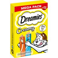 Dreamies Creamy Snacks - Huhn & Lachs (84 x 10 g) von Dreamies