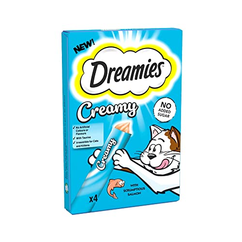 Dreamies Cremige zuckerfreie Katzenleckerlis mit Lachs 40g Dreamies Cremige zuckerfreie Katzenleckerlis mit Lachs 40g von Dreamies