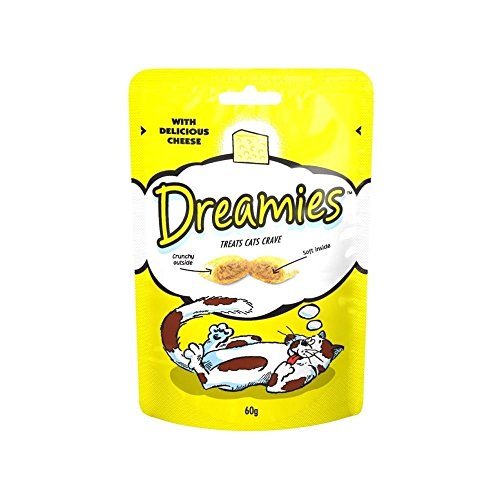 Dreamies Katzen-Leckerli mit Delicious Cheese (60 g) - Packung mit 2 von Dreamies
