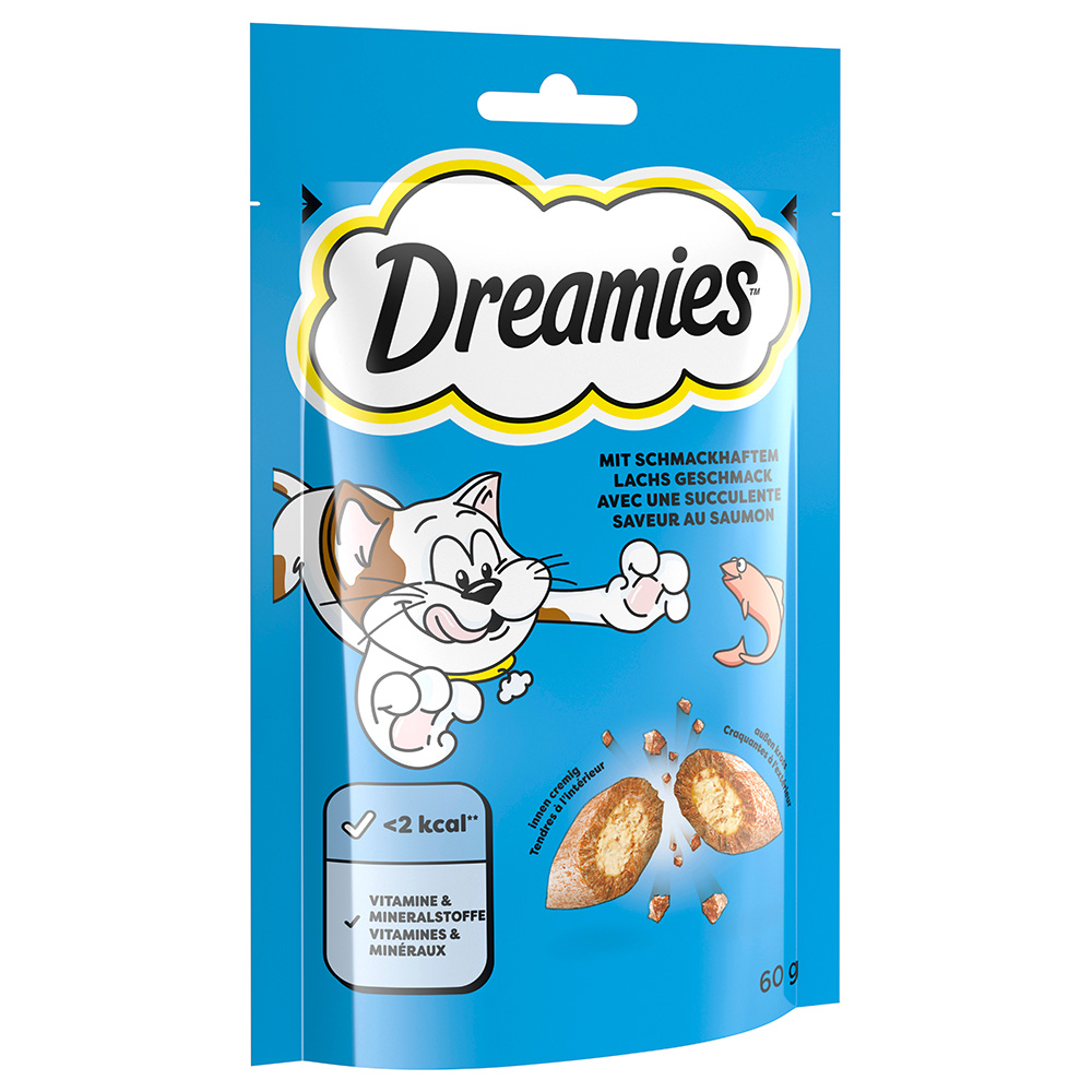 Dreamies Katzensnack Klassik - mit Lachs (60 g) von Dreamies