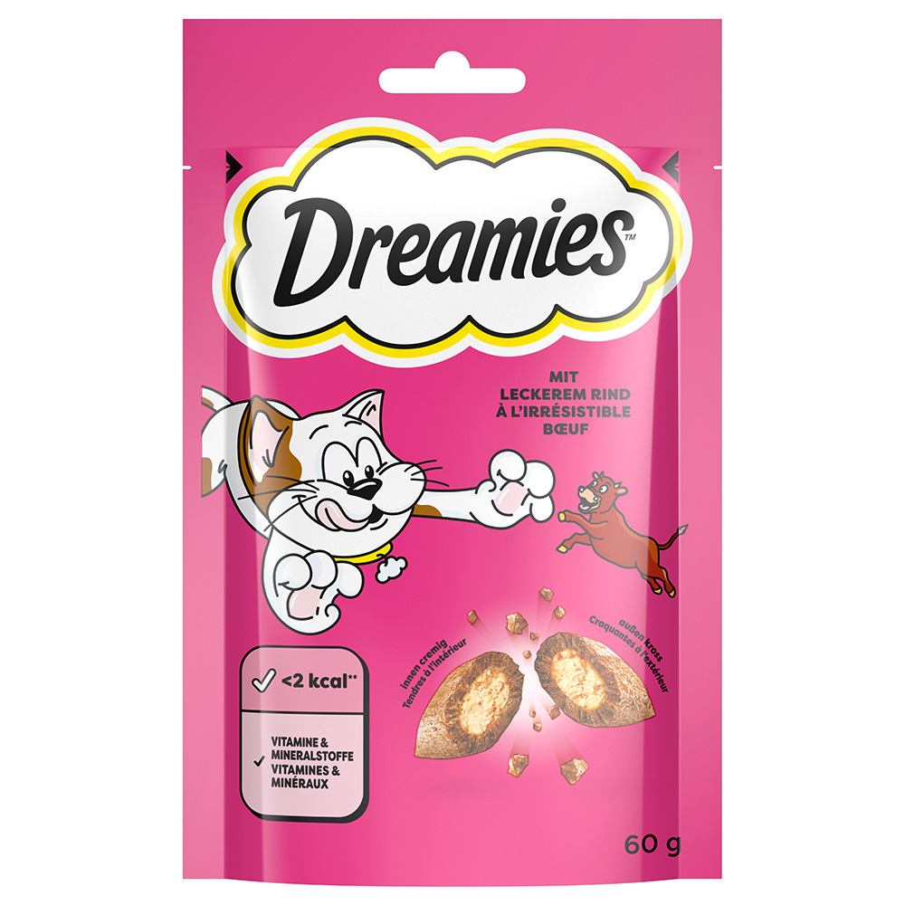 Dreamies Katzensnack Klassik - mit Rind (60 g) von Dreamies