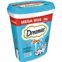 Dreamies Katzensnacks Mega Box - Lachs (2 x 350 g) von Dreamies