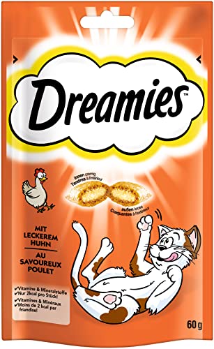 Dreamies Katzensnack mit Huhn, 3er Pack (3 x 60g) von Dreamies