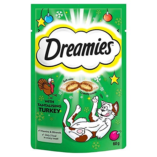 Dreamies Katzensnack mit Pute 6er Pack (6 x 60g) von Dreamies