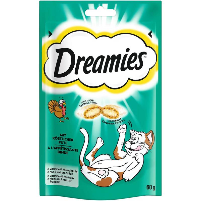 Dreamies Katzensnack Klassik - Sparpaket Pute (6 x 60 g) von Dreamies