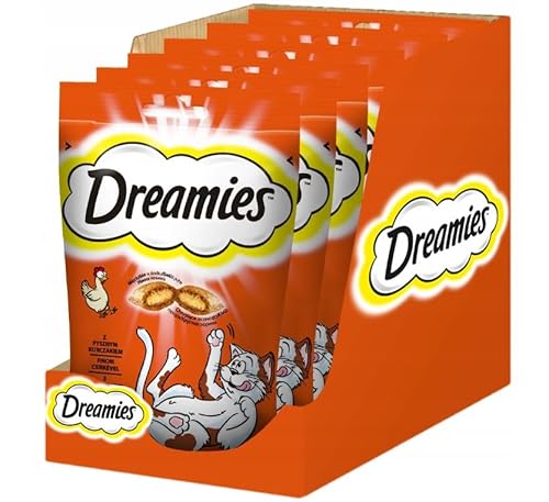 Dreamies Katzensnacks Katzenleckerlis Catnip mit Huhn 18 x 60g von Dreamies