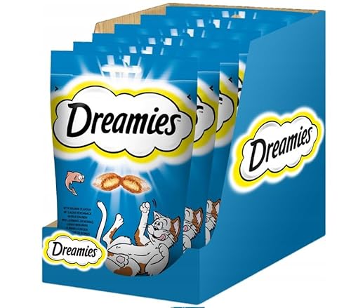Dreamies Katzensnacks Katzenleckerlis Catnip mit Lachs 18 x 60g Dreamies Katzensnacks Katzenleckerlis Catnip mit Lachs 18 x 60g von Dreamies