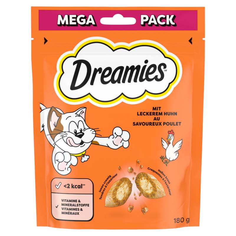 Dreamies Katzensnacks Mega Pack - Huhn (180 g) von Dreamies