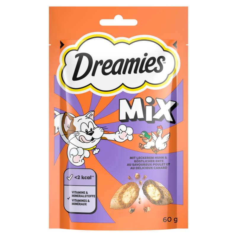 Dreamies Katzensnacks Mix Pack - Huhn & Ente (60 g) von Dreamies