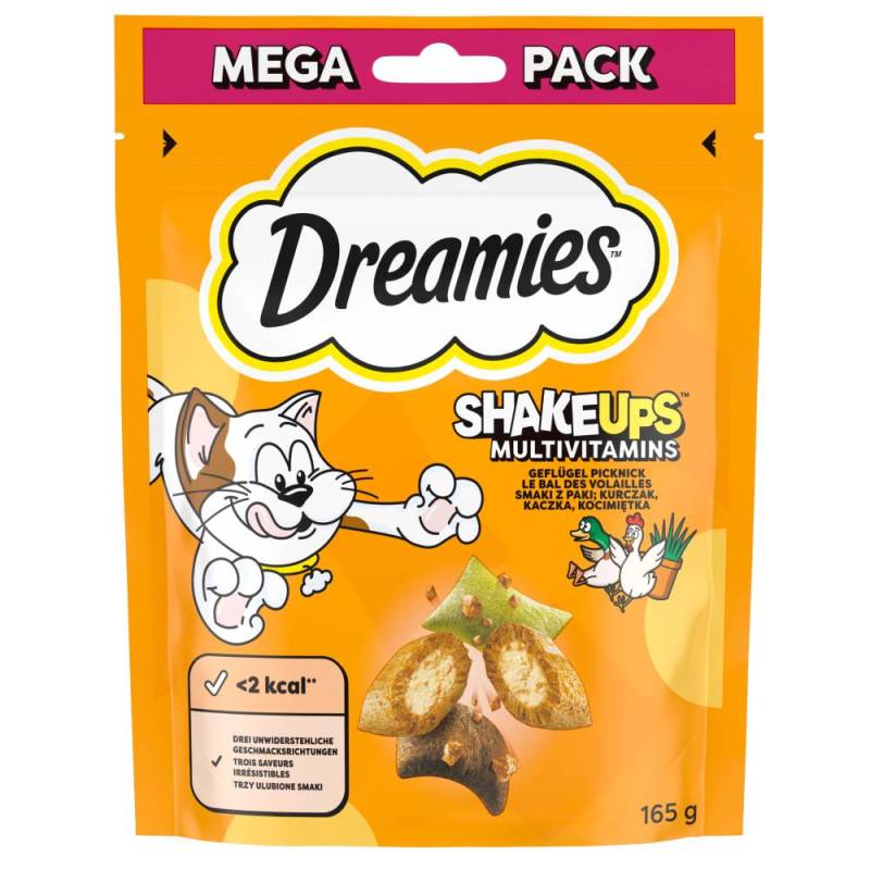 Dreamies Katzensnacks Shake Ups Multivitamins - Geflügel Picknick (165 g) von Dreamies