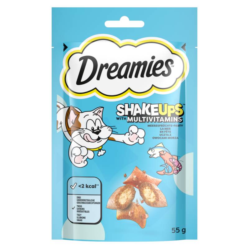 Dreamies Katzensnacks Shake Ups Multivitamins - Seafood Festival (55 g) von Dreamies